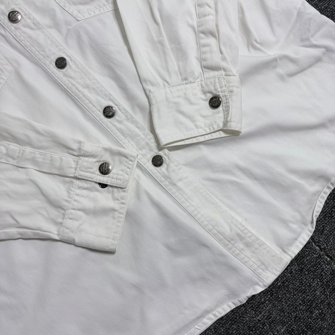 할리데이비슨 화이트 셔츠 자켓 상품이미지2