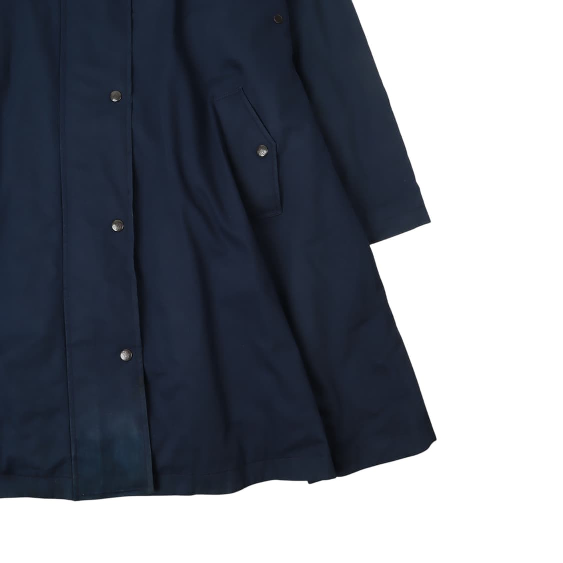 버버리 네이비 퀄팅 후디 트렌치 코트 상품이미지4