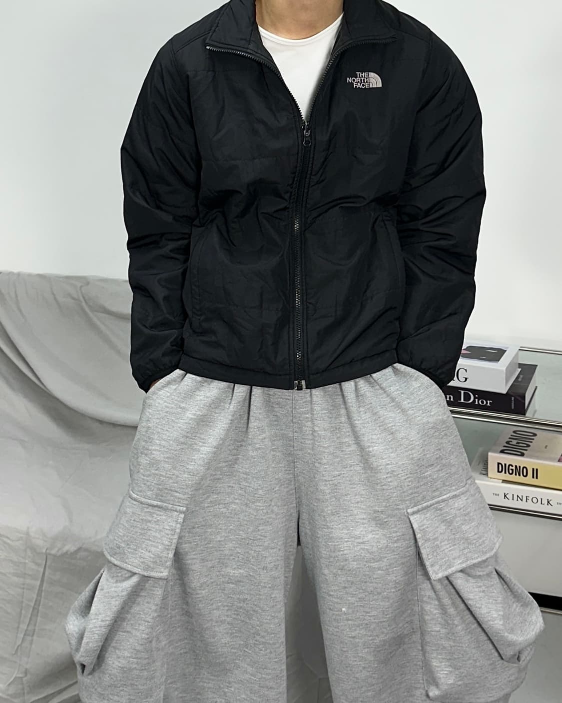 노스페이스 경량 누빔 자켓 XL 상품이미지1