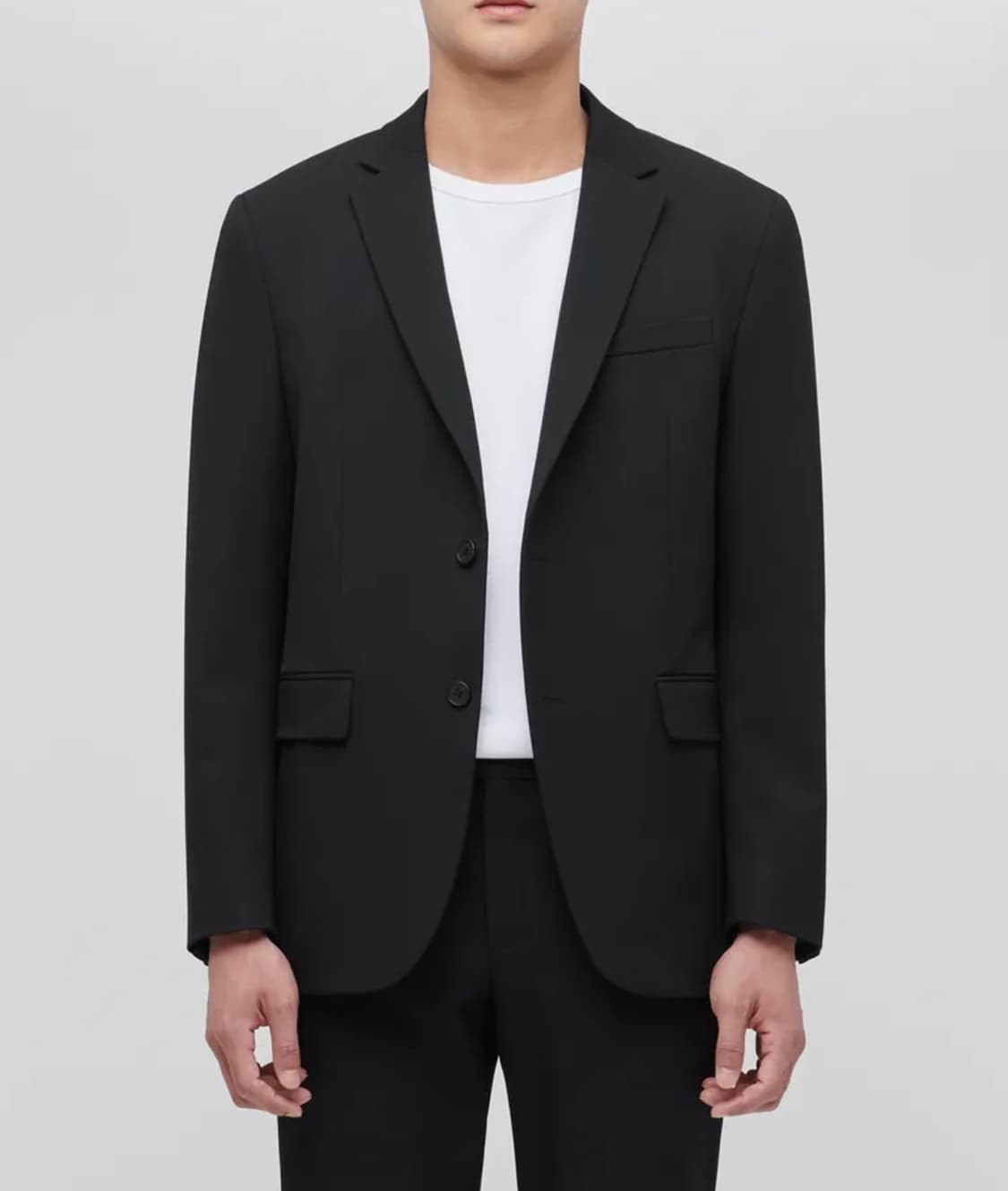 [2XL]무신사스탠다드 베이식 블레이저/블랙 상품이미지2