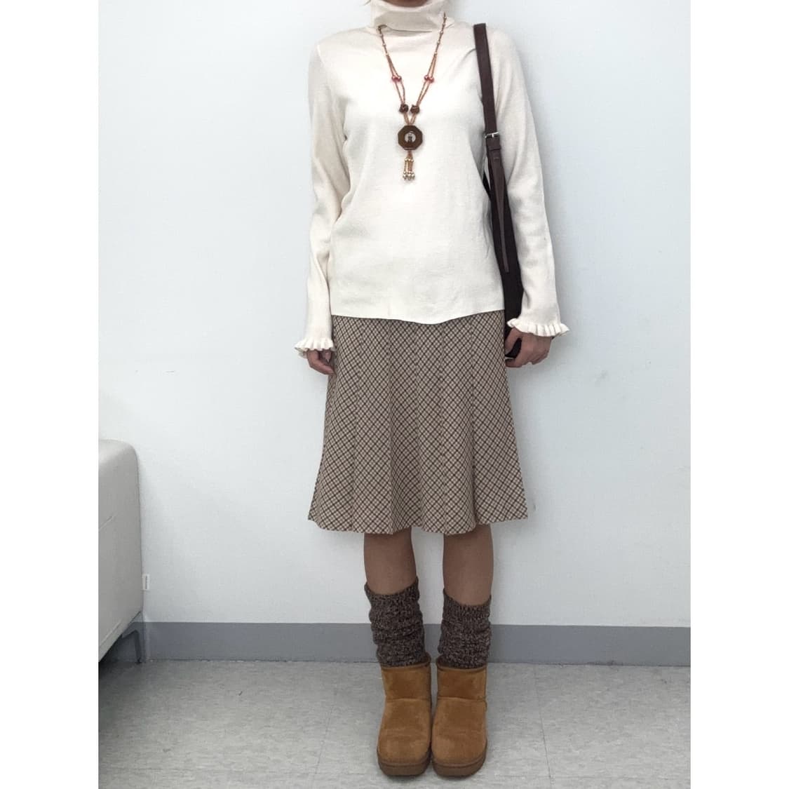 빈티지 아이보리 롱슬리브 니트 상품이미지2