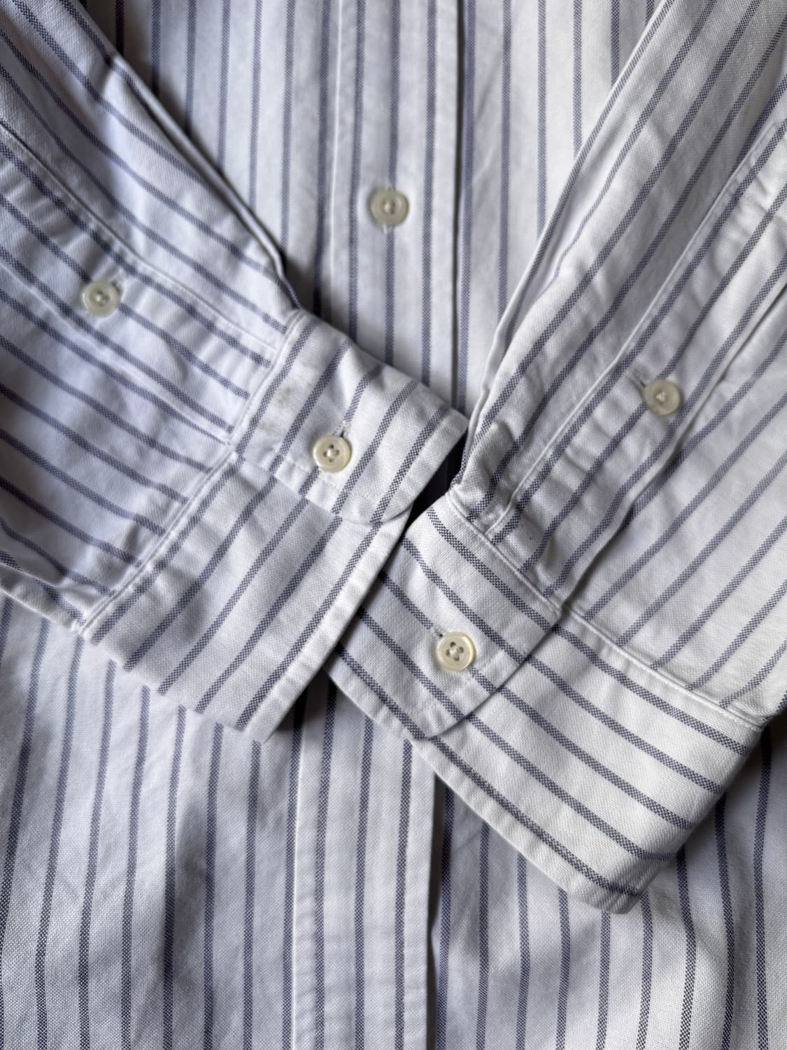 [L]90's 폴로 랄프로렌 Big Shirt 스트라이프 옥스포드 셔츠 상품이미지4