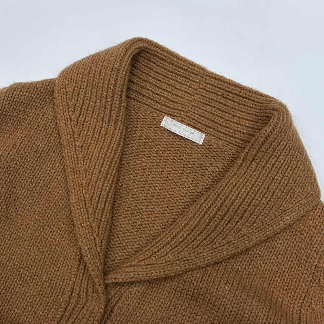 Nice claup 나이스클랍 브라운 니트 90 상품이미지2