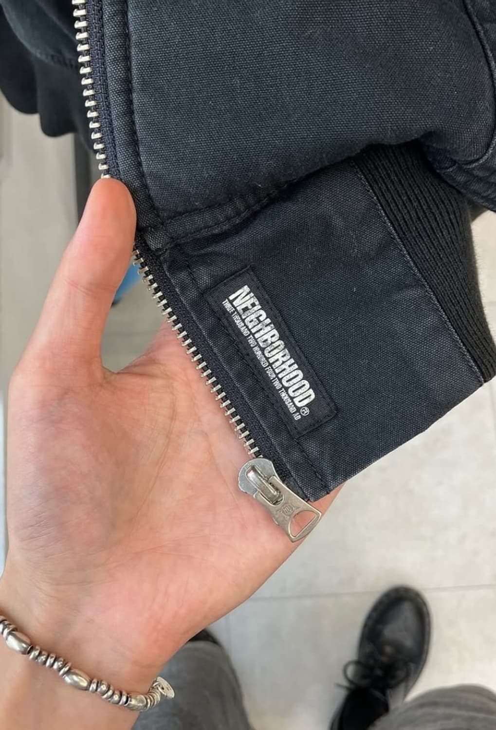 02 Neighborhood 패치워크 봄버재킷 ma-1 상품이미지3