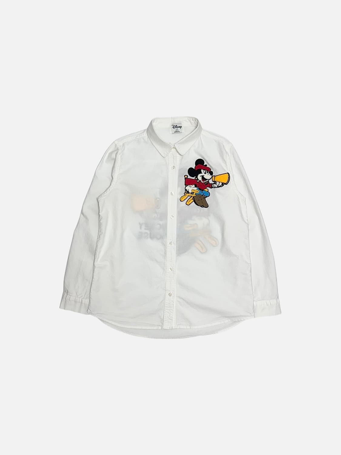 디즈니 미키마우스 화이트 코튼 셔츠 상품이미지1