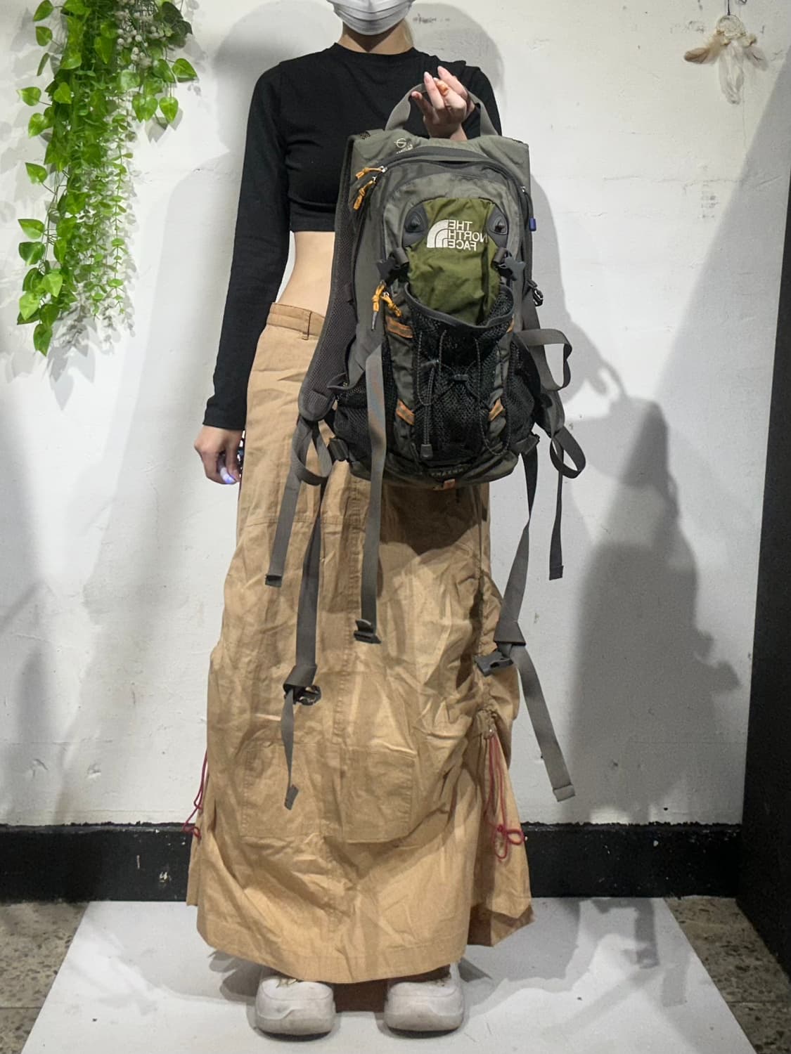 노스페이스 카키 고프코어 백팩 등산용 백팩 가방  상품이미지2