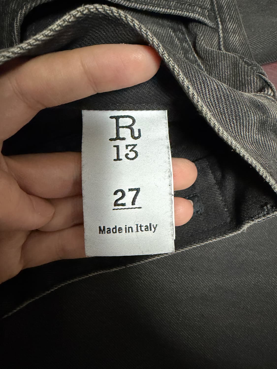 R13 ( 알 썰틴 ) 데님 팬츠 상품이미지4