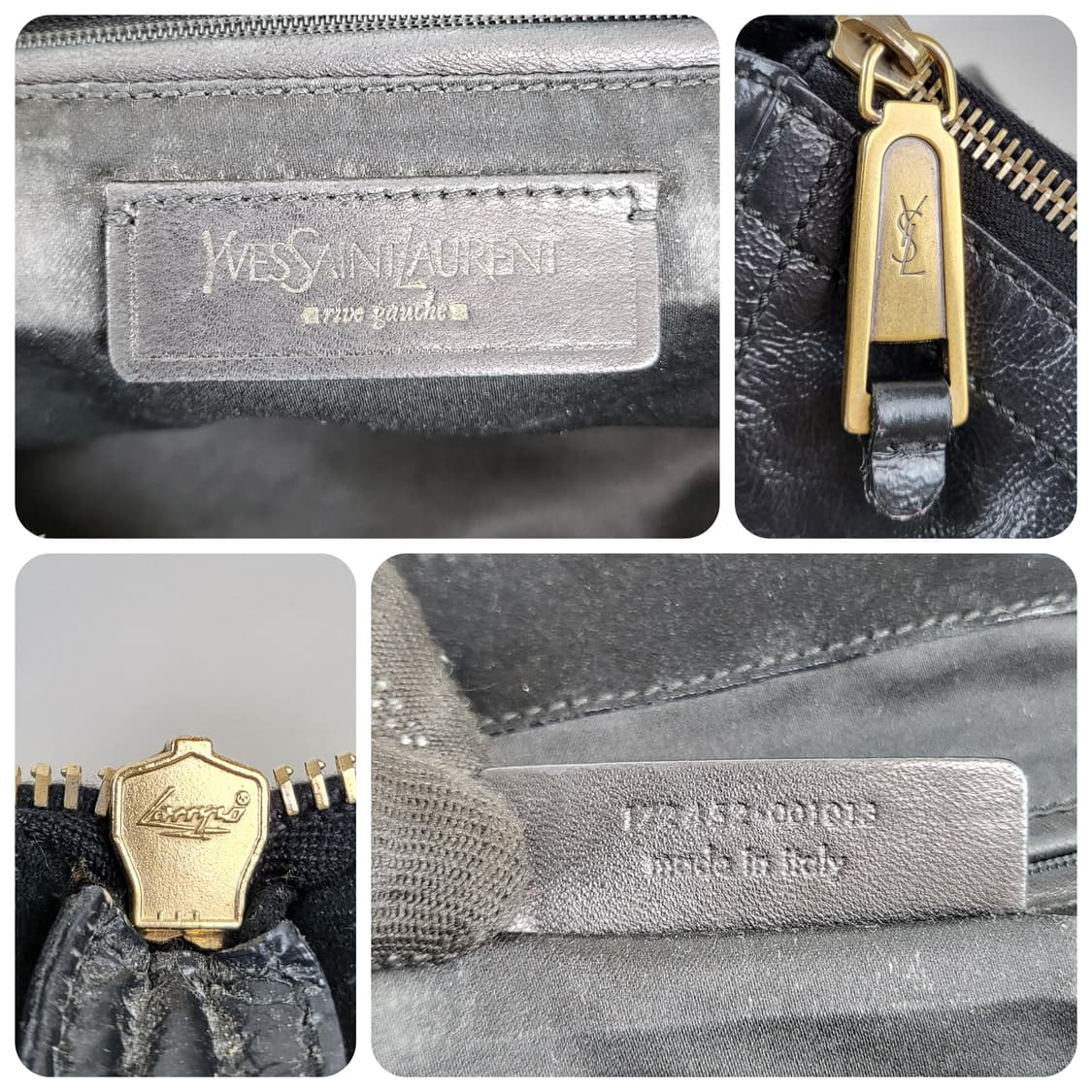 정품 생로랑(입생로랑) 페이던트가죽 다운타운 백 상품이미지9