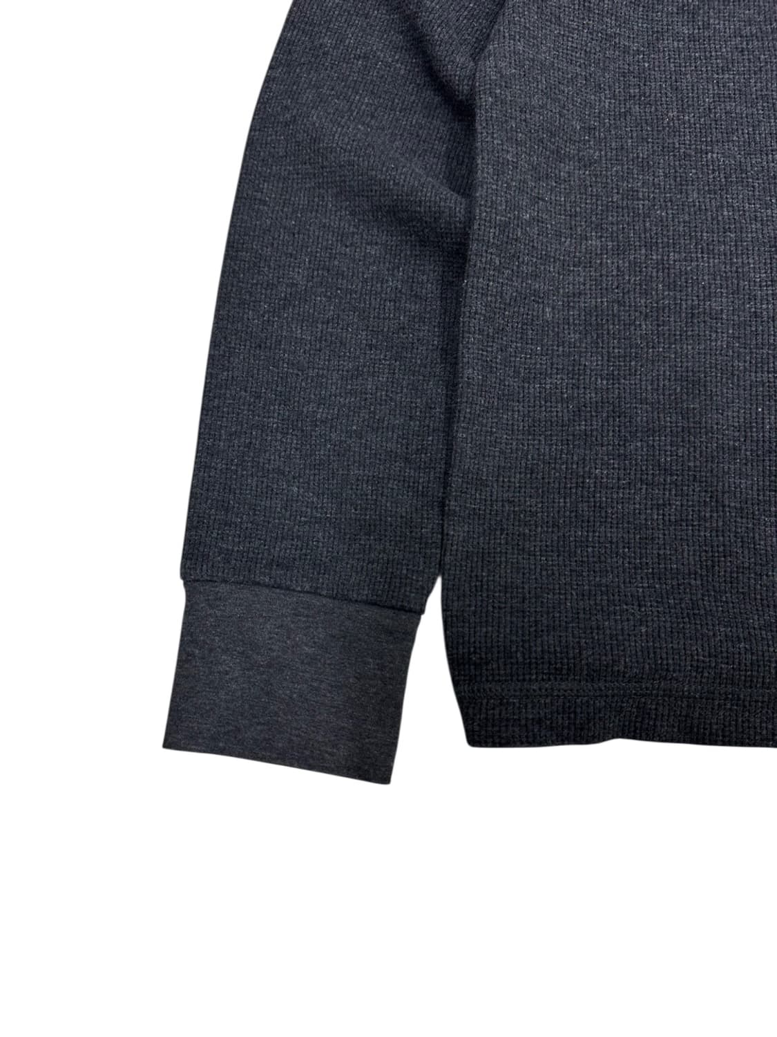 폴로 와플 니트 긴팔 차콜 (XL)  상품이미지4