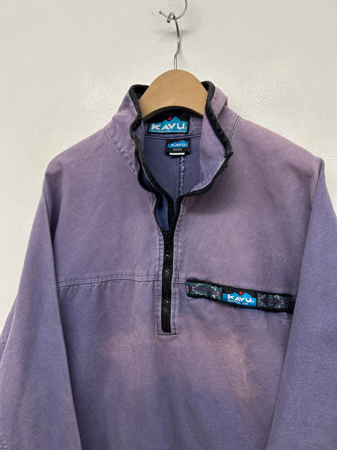 KAVU 빈티지 캔버스 풀오버 자켓 USA MADE 상품이미지3