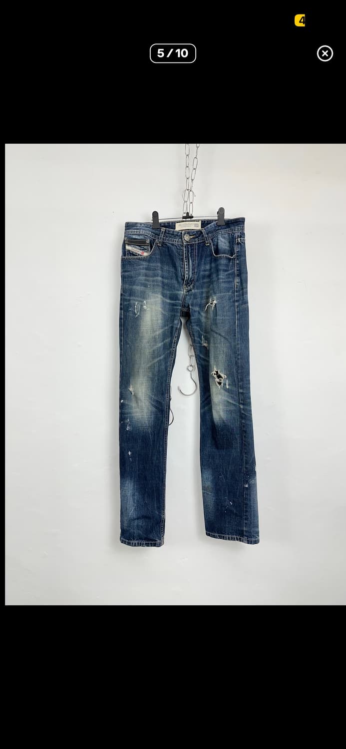 디젤 데미지드 데님팬츠 상품이미지5