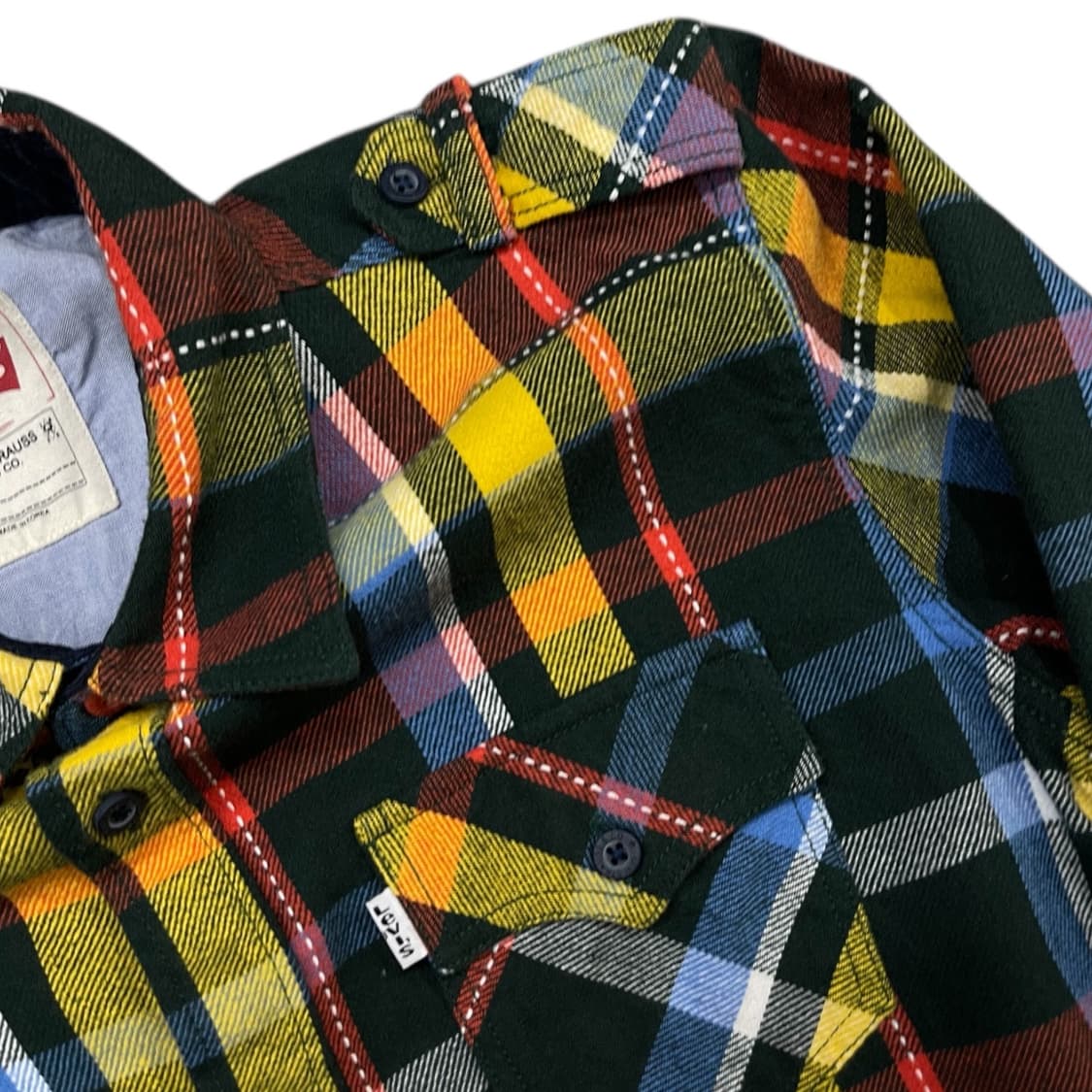 리바이스 플란넬 체크셔츠 상품이미지3