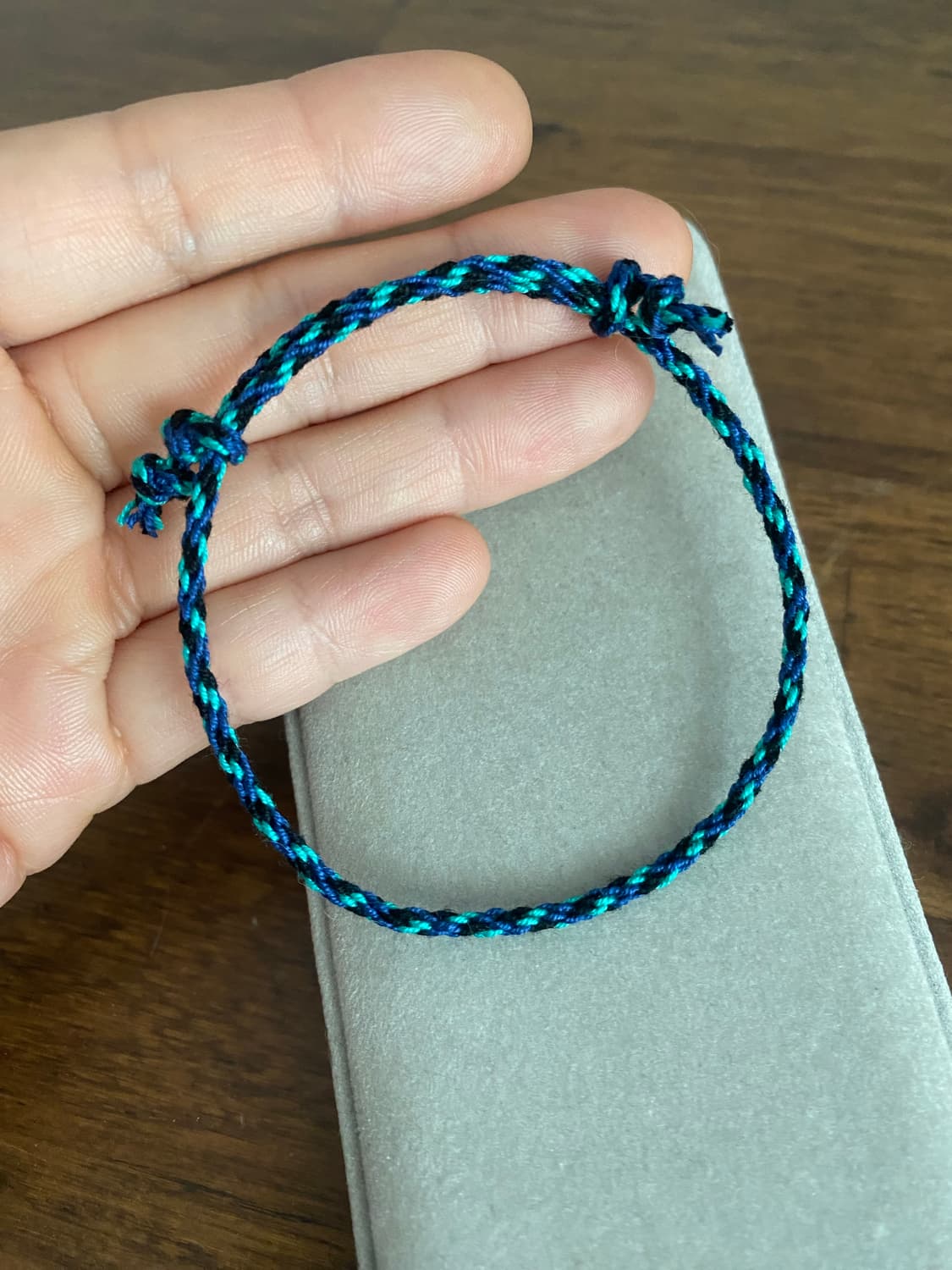 마크라메 유기농코튼 실팔찌 세트(L) 상품이미지4