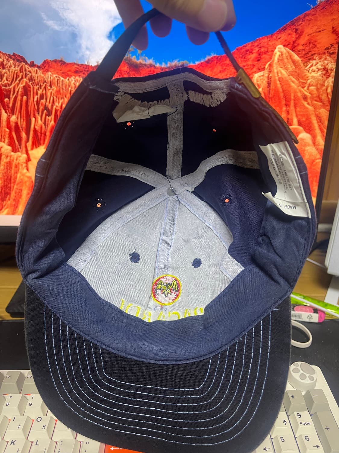 90s barcardi cap 상품이미지5