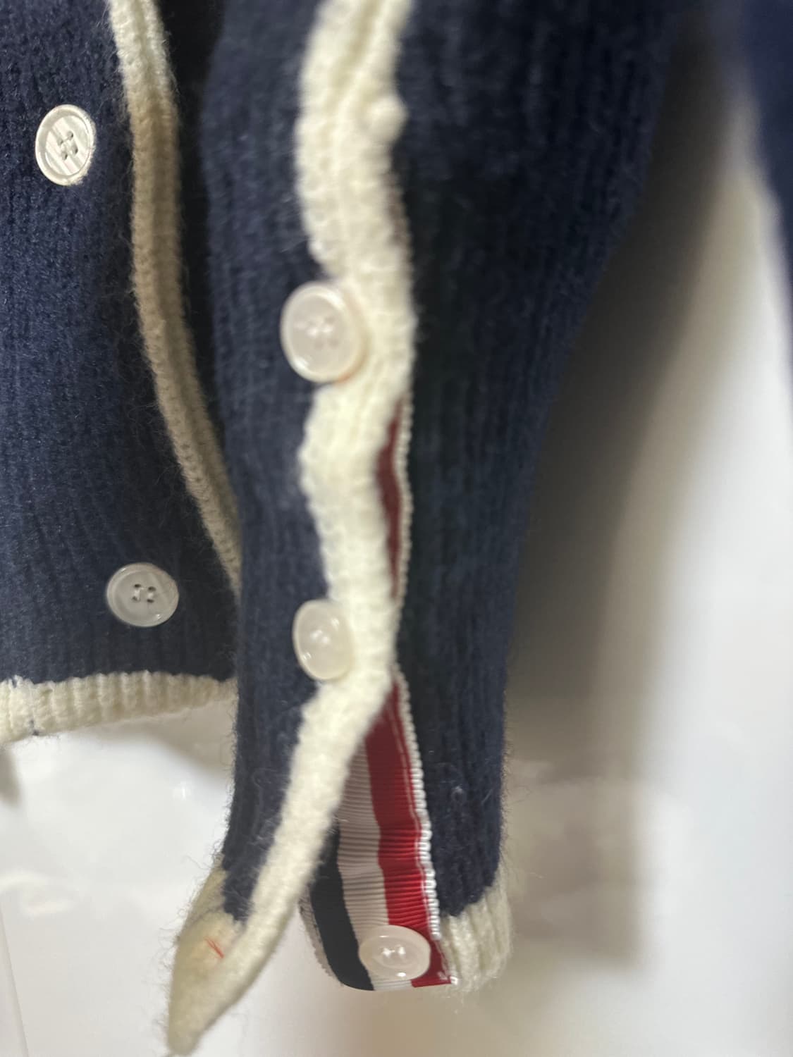 Thom Browne 네이비 후드 울가디건정품 상품이미지6