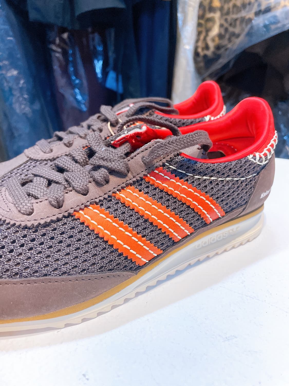 (정품/새상품) 아디다스 웨일스 공용 보너 니트 브라운 스니커즈 상품이미지7