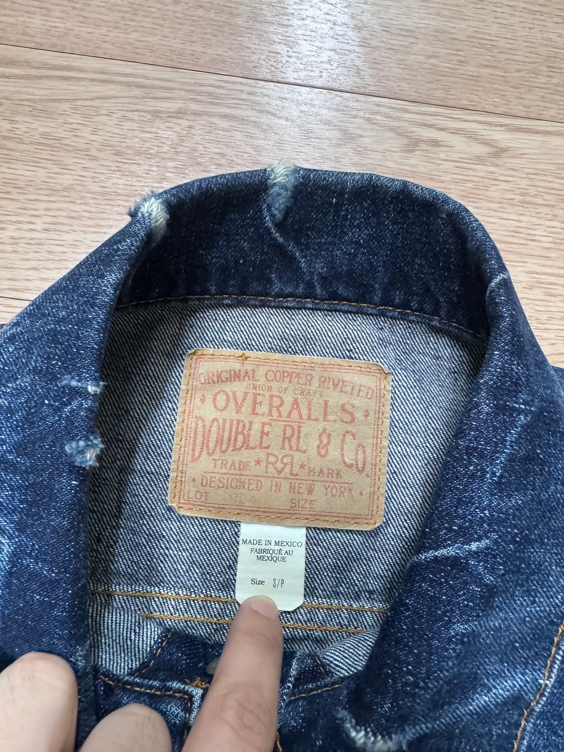 RRL 더블알엘 3세대 데님 트러커 자켓 S 상품이미지3