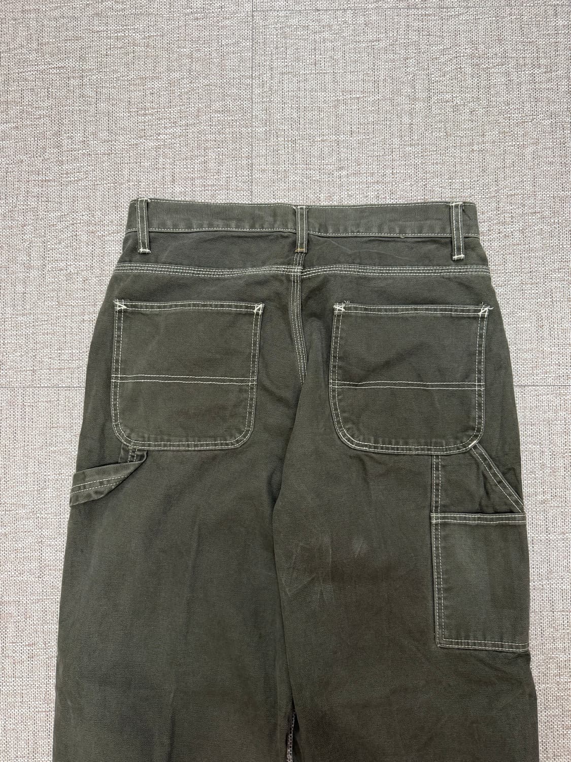 GAP 갭 00s JPN 빈티지 데님 카펜터 팬츠 카키 상품이미지2