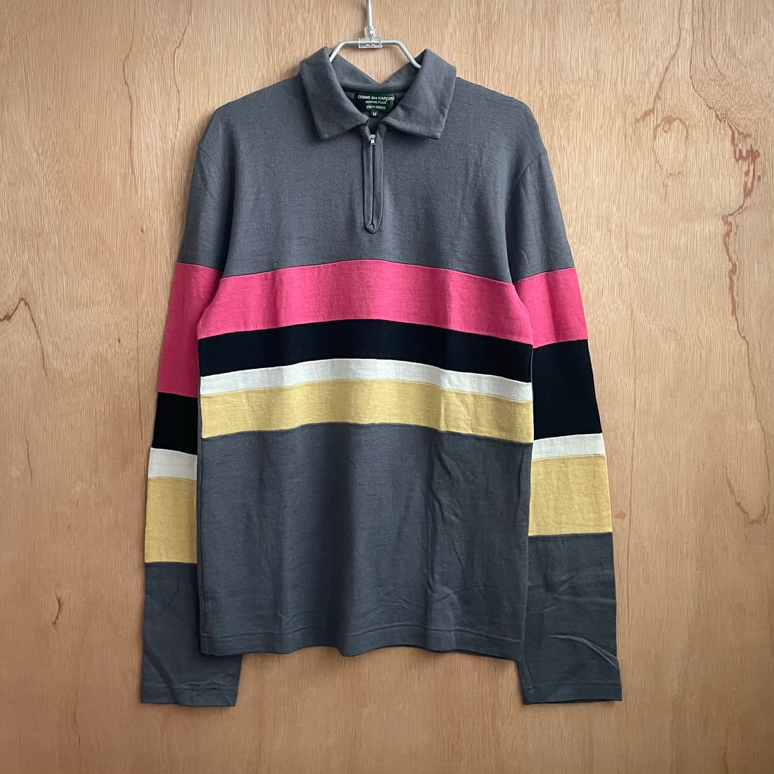 꼼데가르송 옴므플러스 에버그린 폴로 니트 상품이미지1