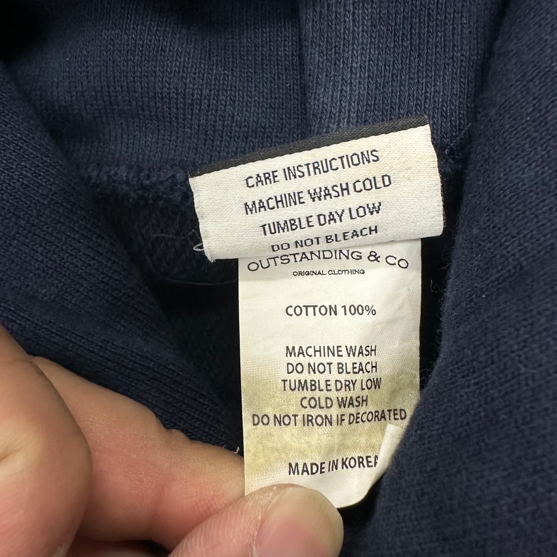 아웃스탠딩 헤비코튼 후드 상품이미지4