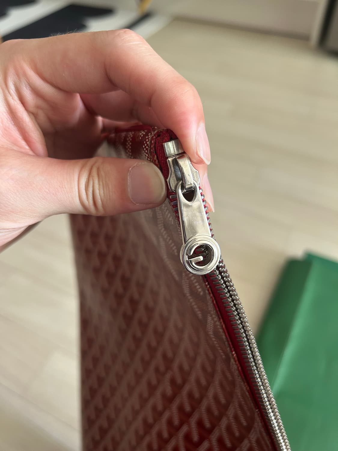 고야드 세나 클러치 레드 GM  상품이미지6