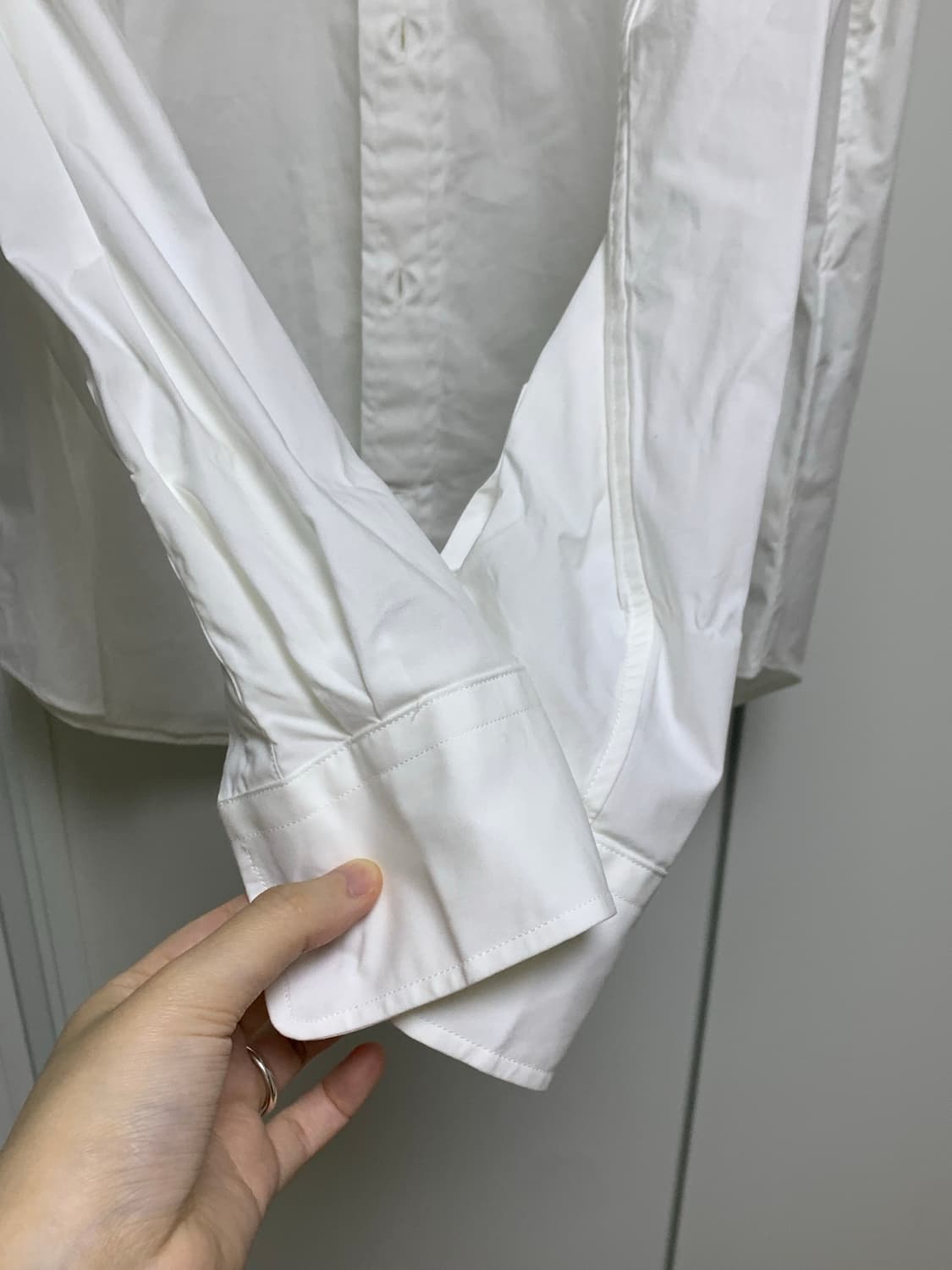 폴로 랄프로렌 여성 포플린 셔츠 클래식핏 화이트 4 상품이미지4