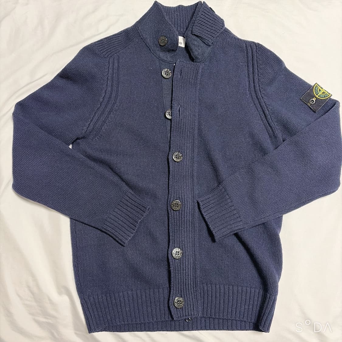 스톤아일랜드 램스울 가디건 네이비 M 상품이미지1
