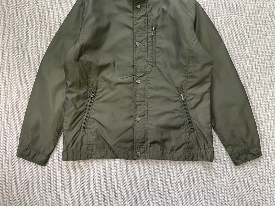 플레이보이 컬렉션 미니멀 스탠드넥 집업 자켓 상품이미지2