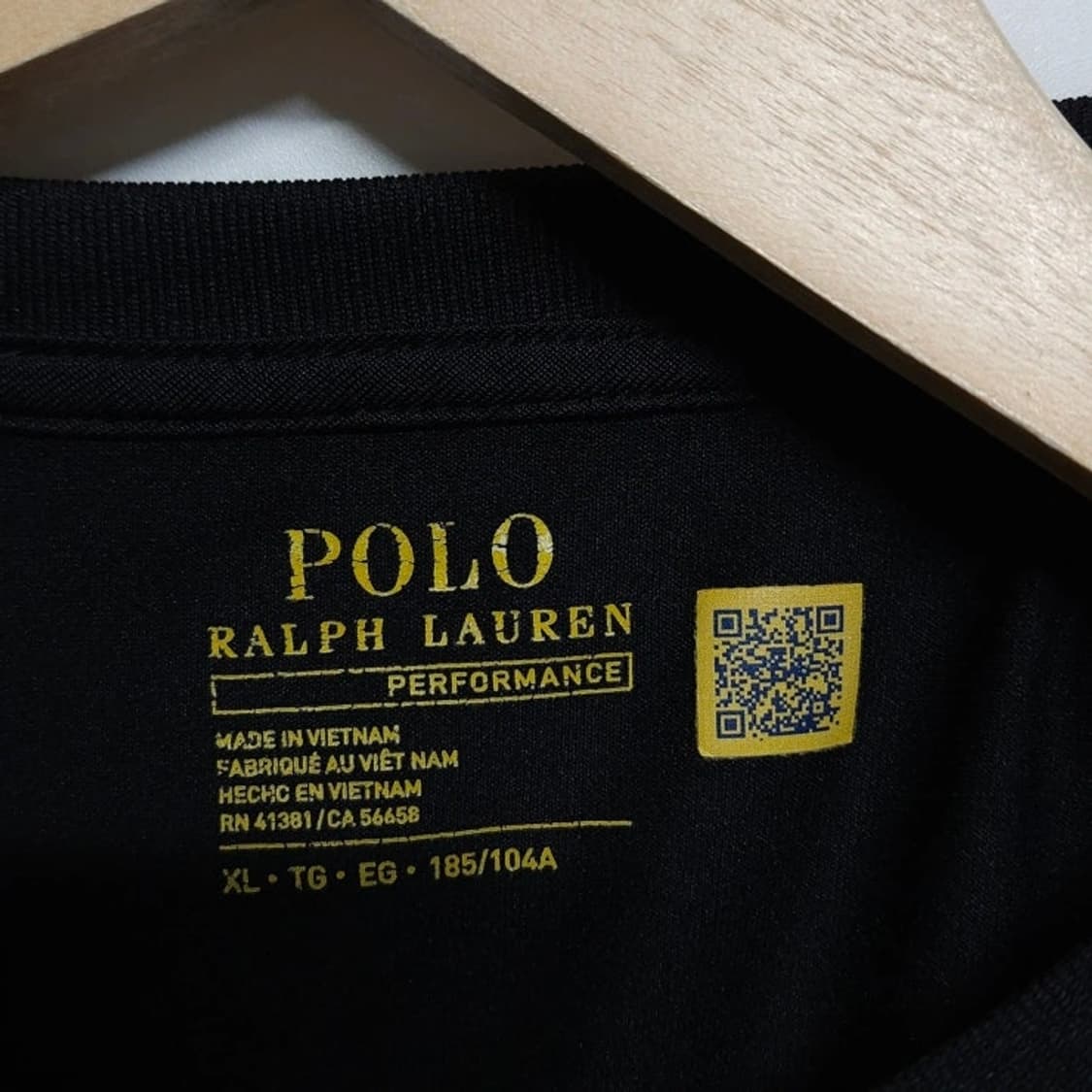 110 POLO 폴로 랄프로렌 반팔티 퍼포먼스라인 기능성 블랙 여름 상품이미지4