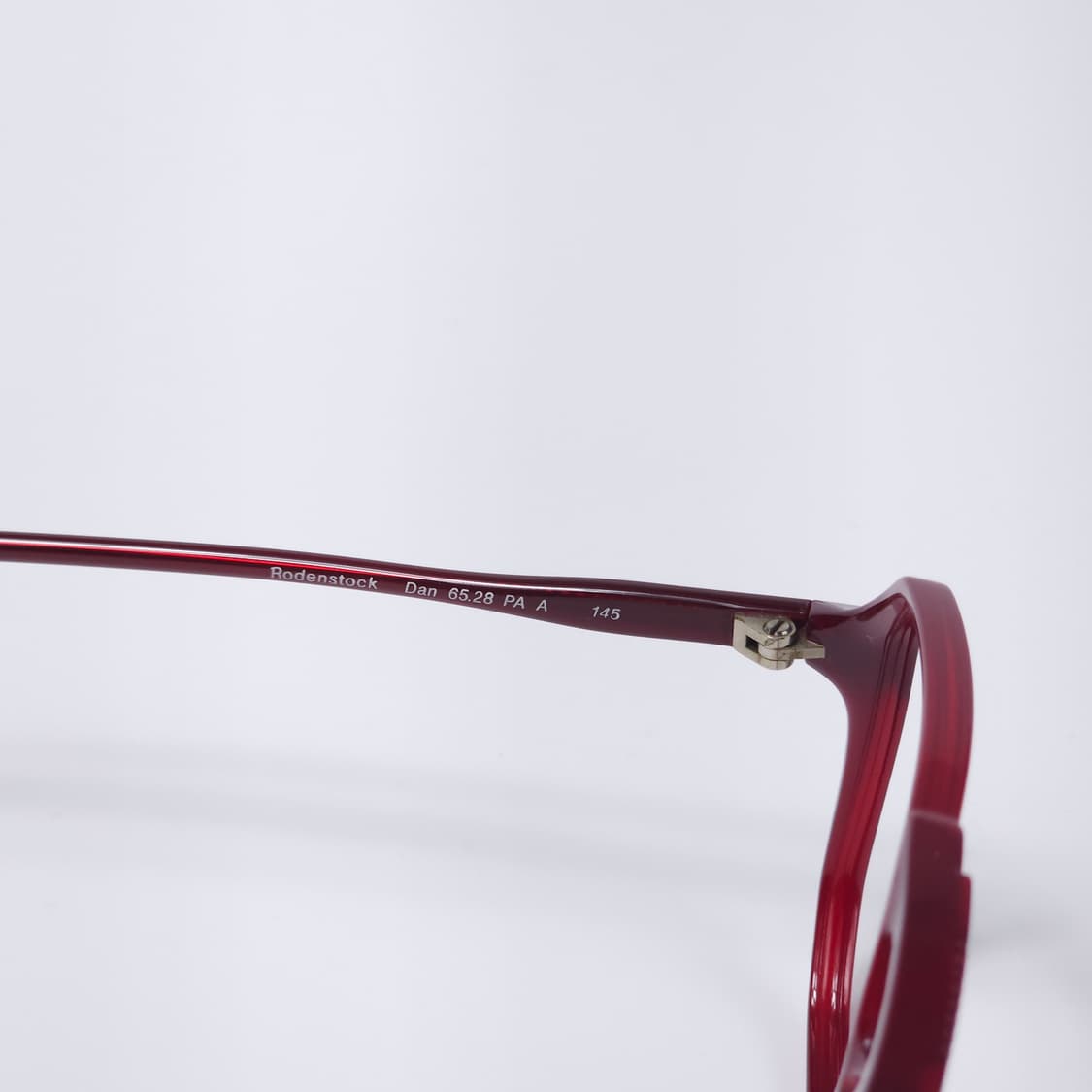 80's 로덴스톡 RODENSTOCK 독일 올드빈티지 레드 투브릿지 안경 상품이미지6