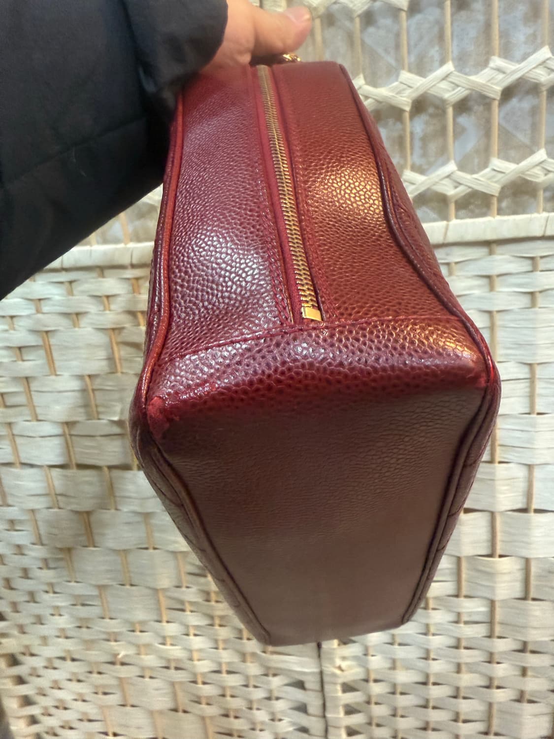 정품 샤넬 쉐프론 캐비어 체인 숄더백 팝니다 상품이미지7