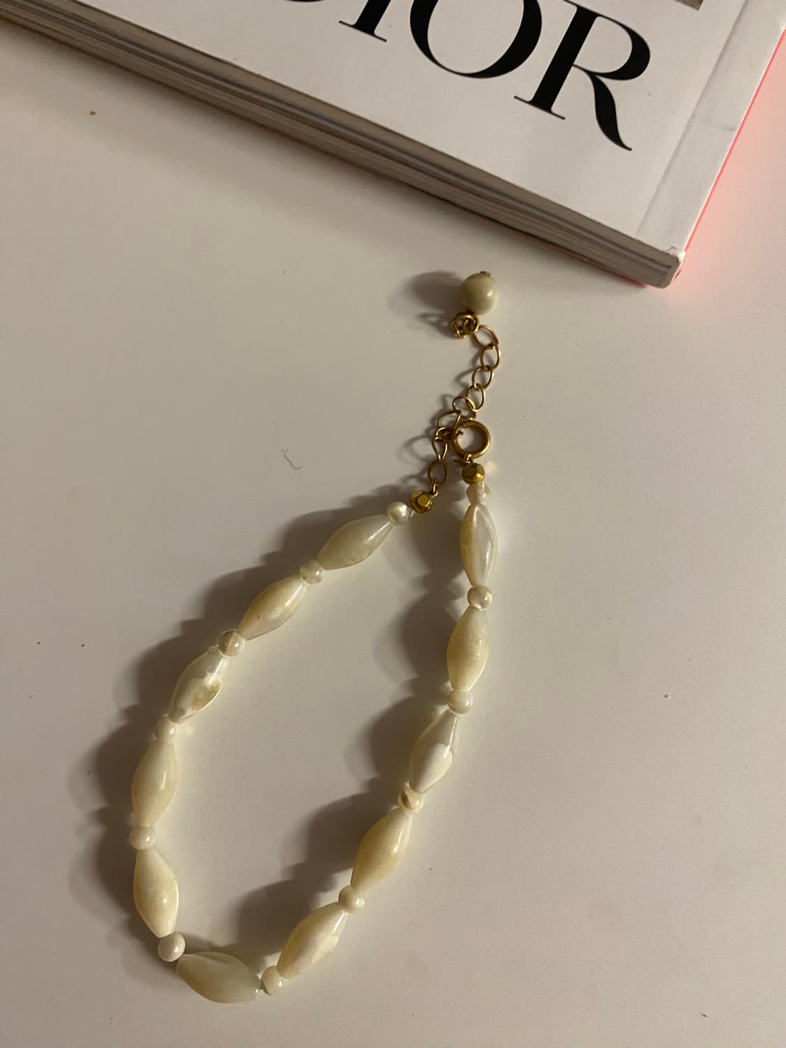 자개 쉘 아이보리 팔찌 상품이미지2
