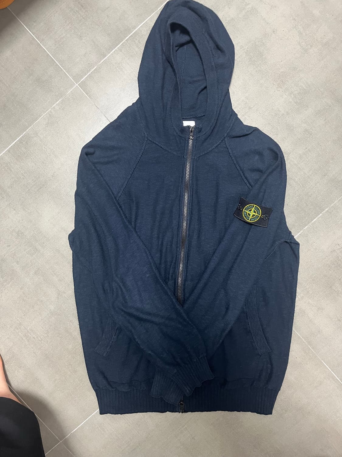 스톤아일랜드 니트 후드집업 Xl 상품이미지3