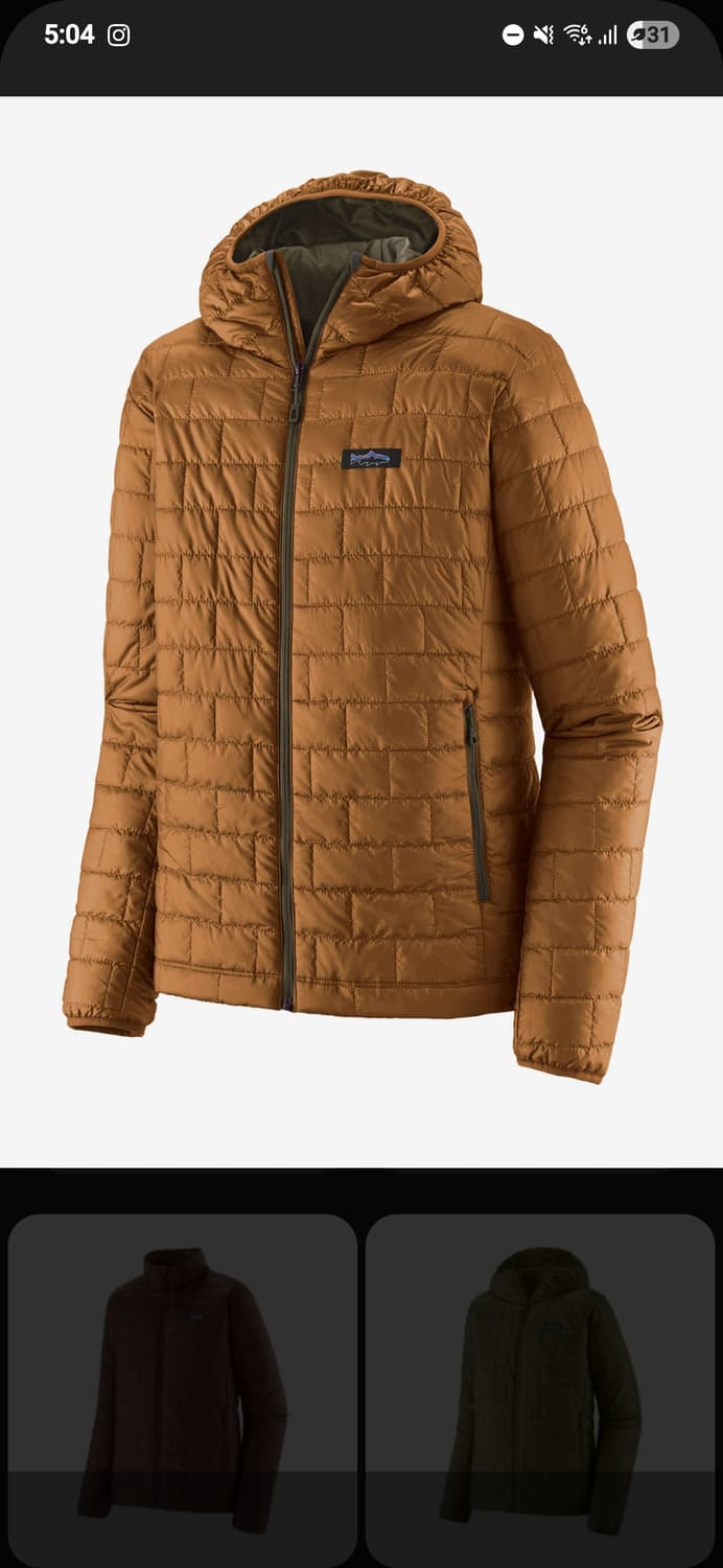 파타고니아 나노퍼프후디 M 상품이미지1