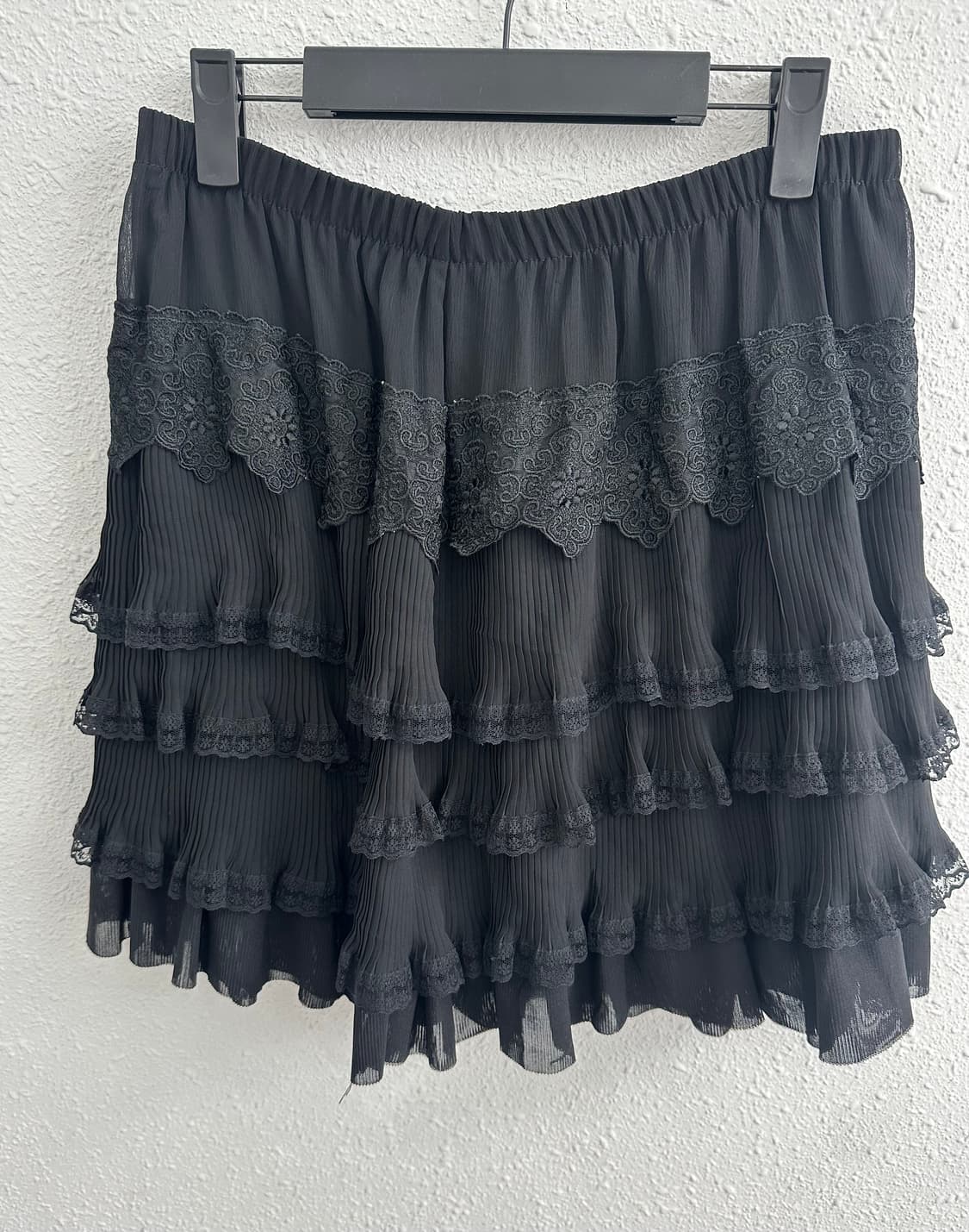 axse femme Lace Frill Skirt 상품이미지3
