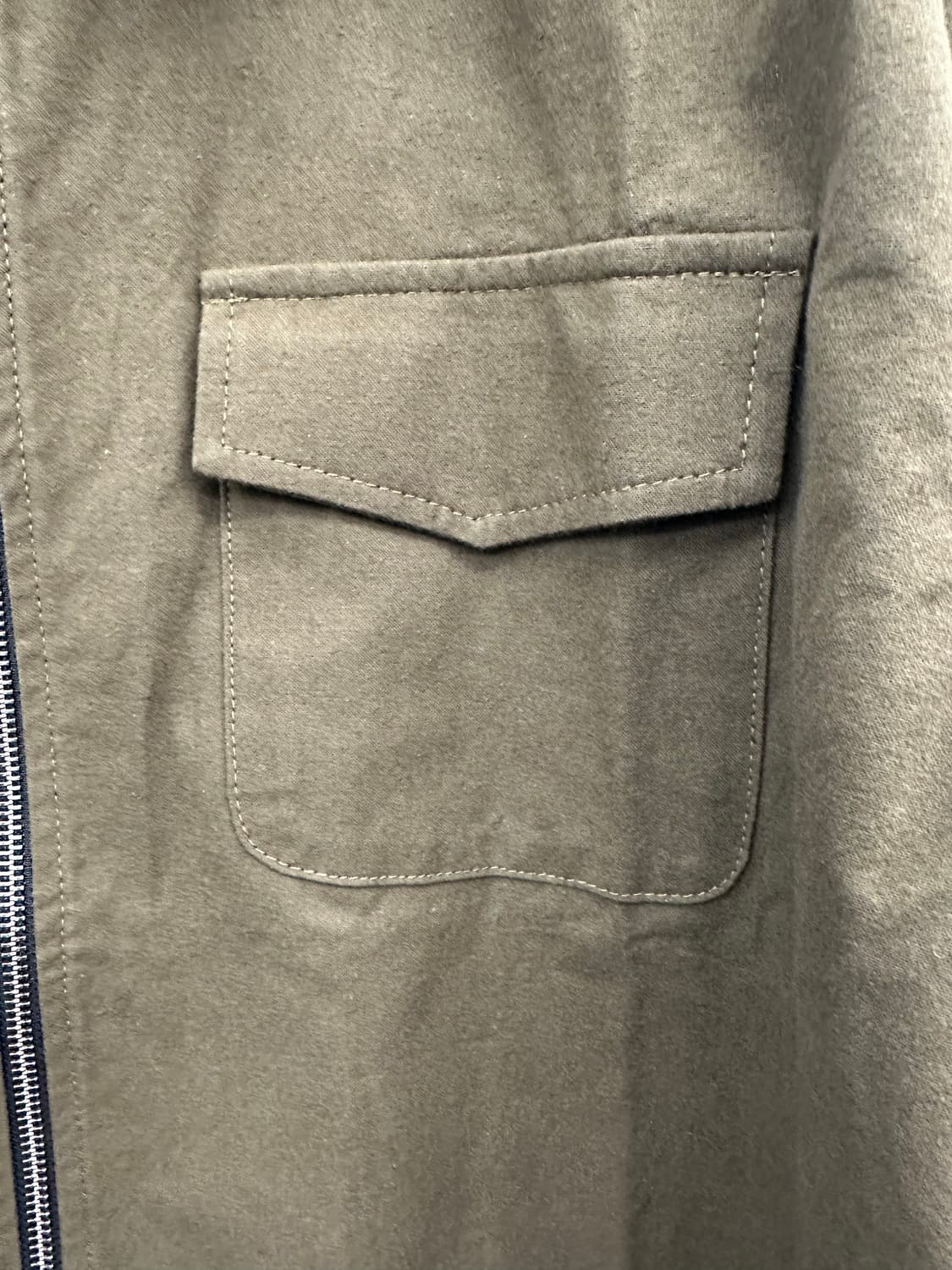 아르스 콘택트 ZIPUP SHIRTS(카키) 상품이미지4