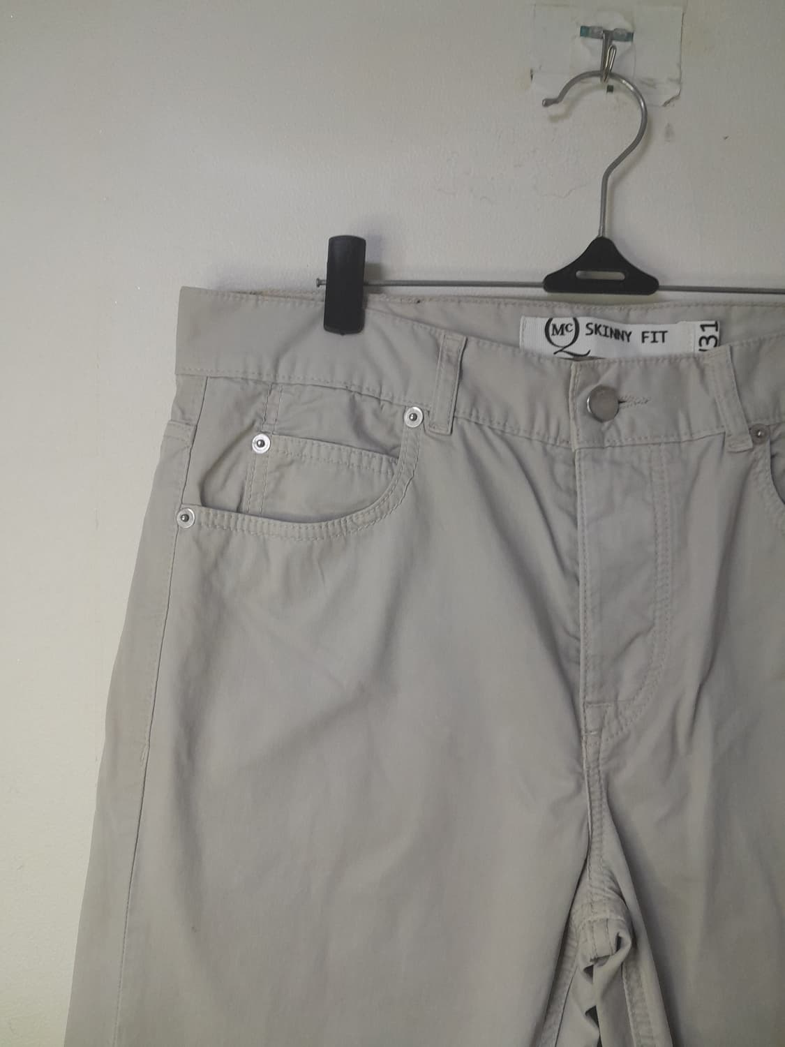 알렉산더 맥퀸 아이보리 코튼바지 32" 상품이미지3