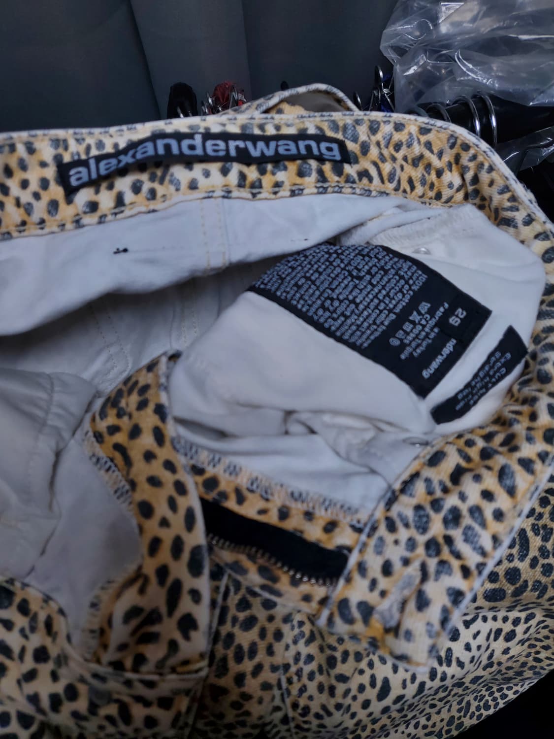 알렉산더왕 레오파드 워시드 데님팬츠 상품이미지5