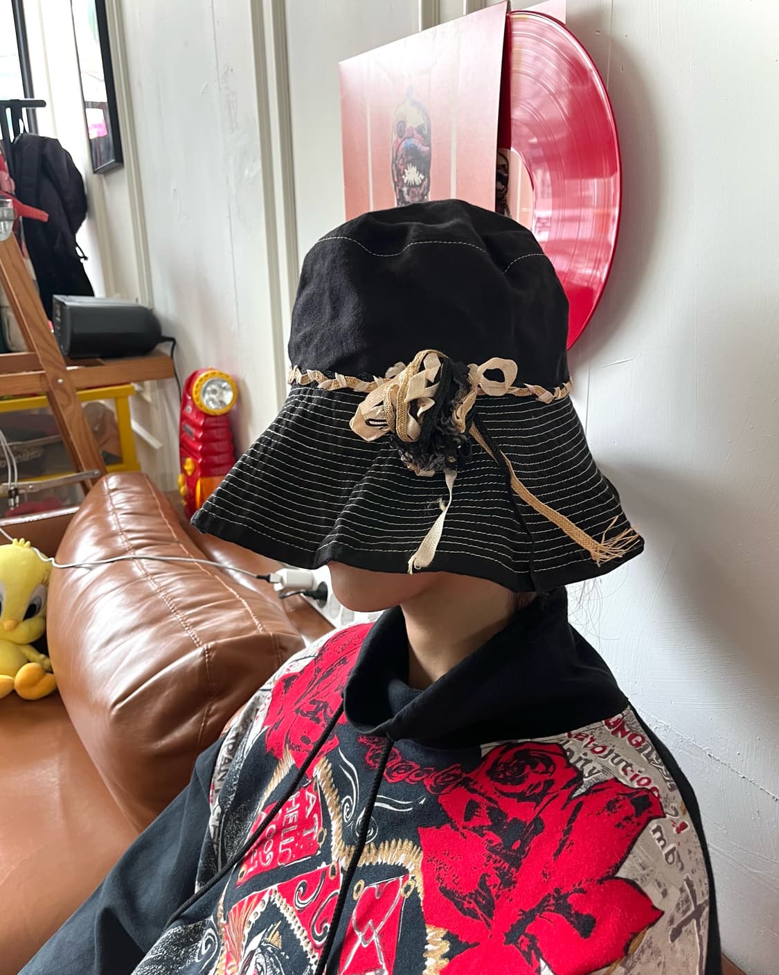 CA4LA Japan Ribbon Trim Linen Bucket Hat 상품이미지8