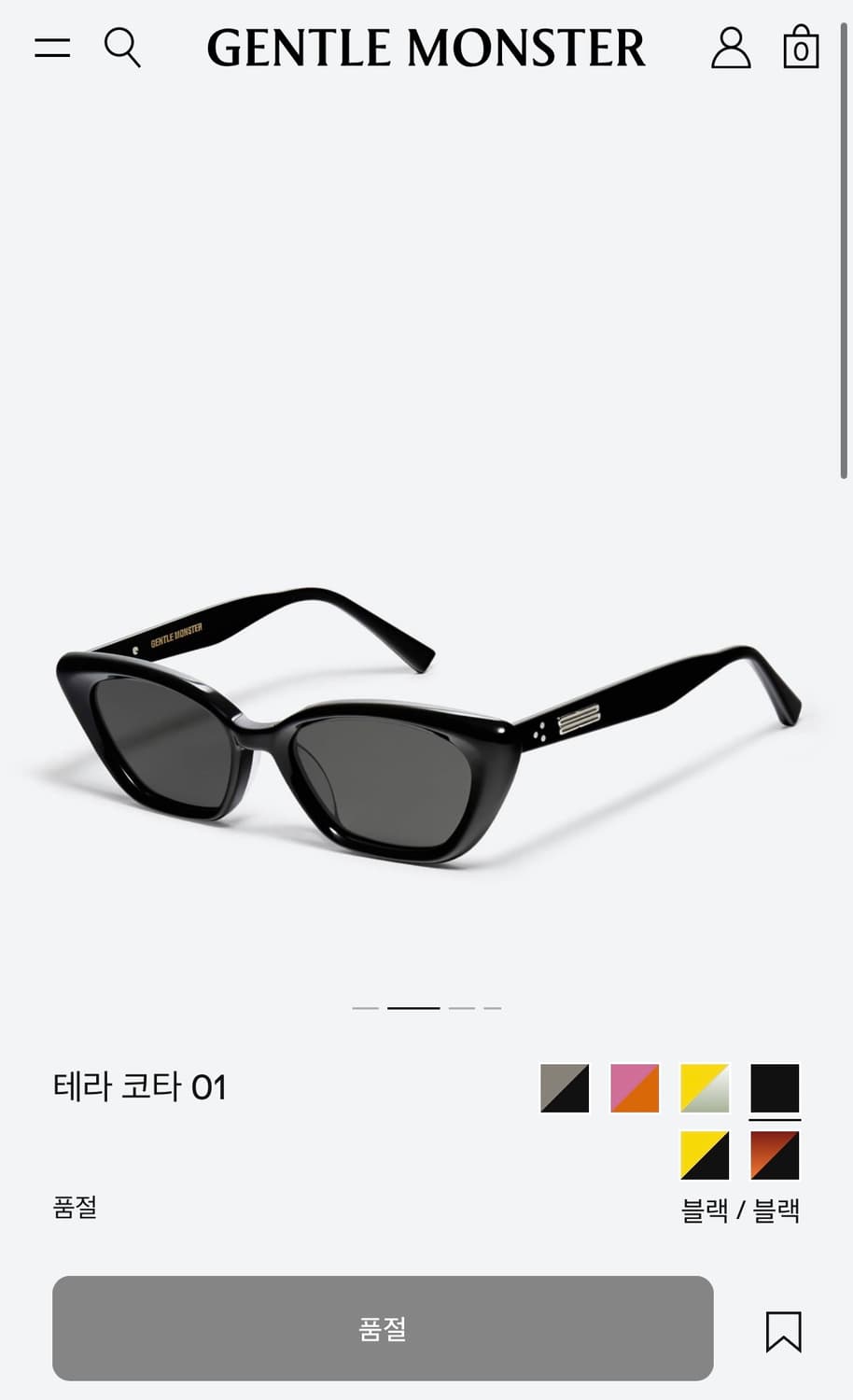 젠틀몬스터 테라코타 01 선글라스 상품이미지1