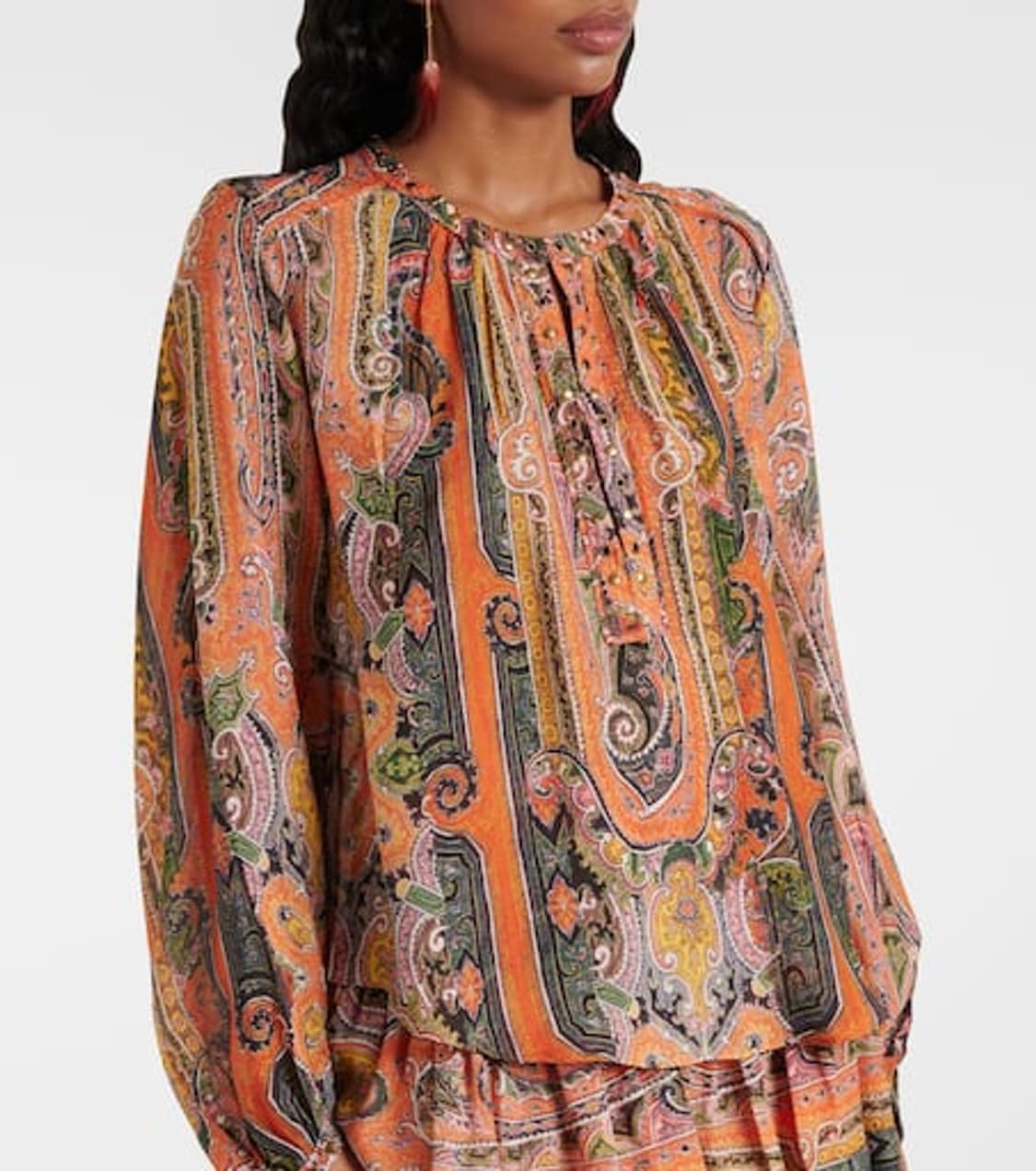 정품 이자벨마랑 실크 블라우스 상품이미지3