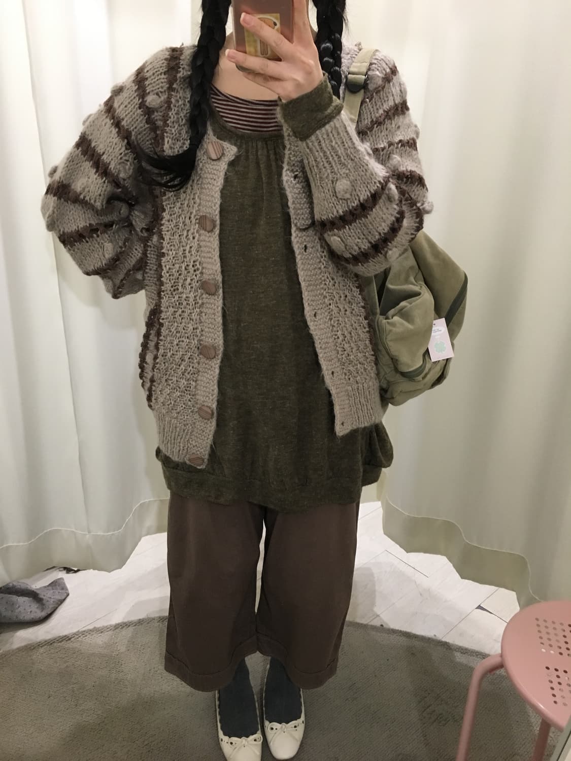 도토리 폼폼 가디건 상품이미지3