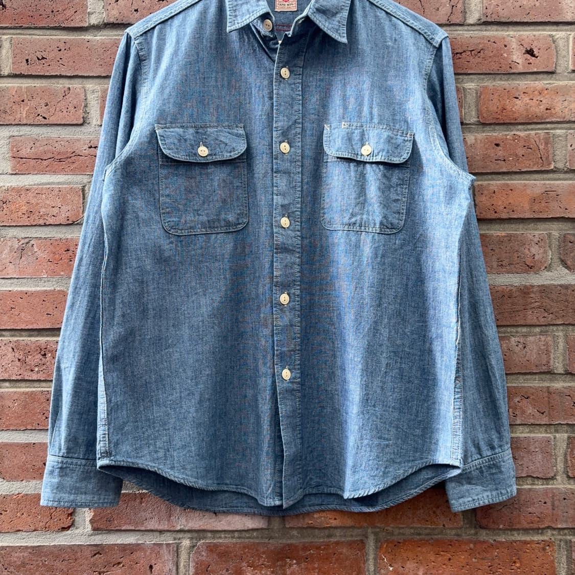 슈가케인 Sugar Cane 샴브레이 셔츠 (일본 생산) 상품이미지5