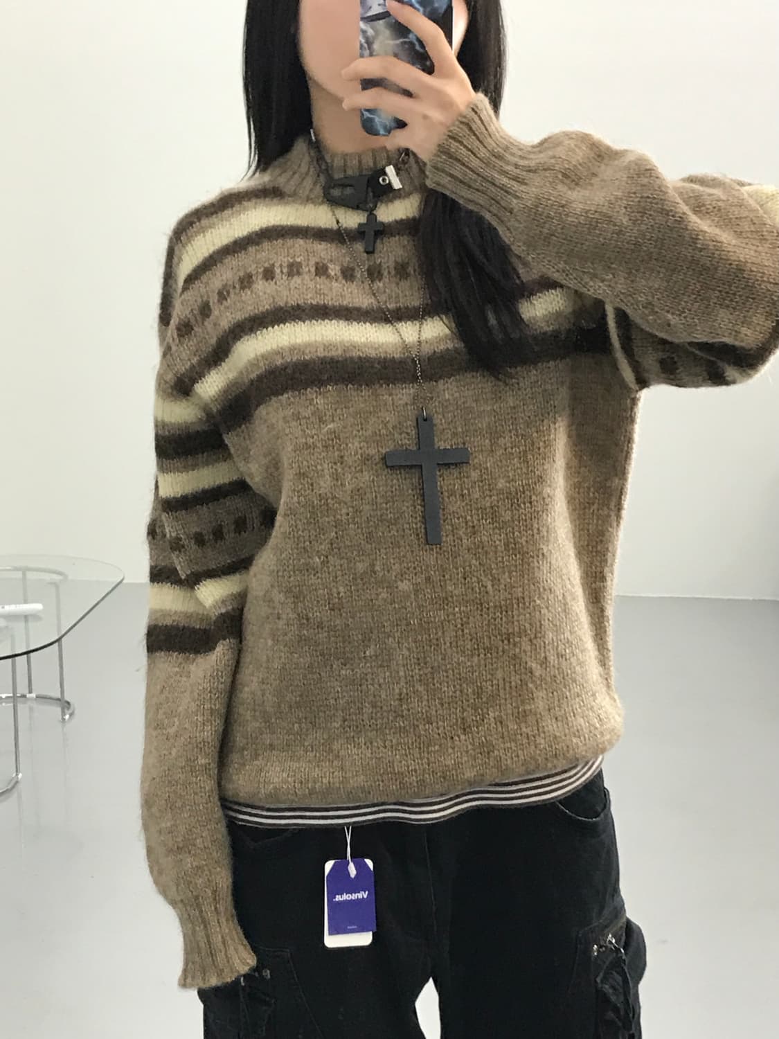 JPN 빈티지 울 니트 상품이미지3