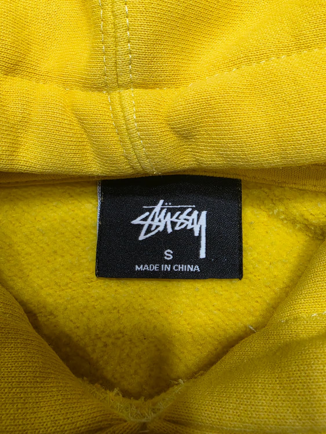 스투시 빈티지 베이직 스탁 백 빅로고 후드티 S 상품이미지7