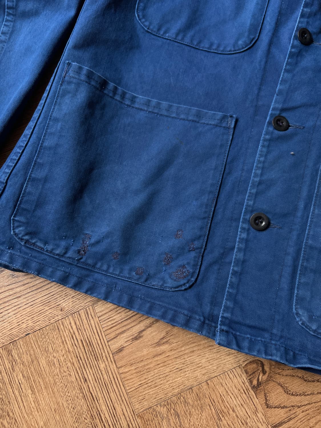 [S]90's 4포켓 트윌 코튼 프렌치 워크 자켓 상품이미지4