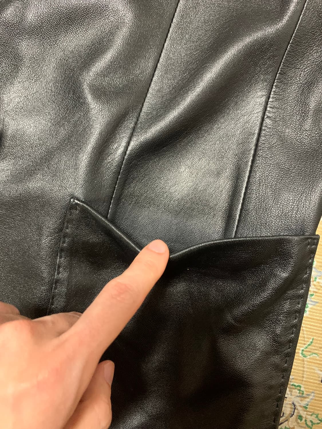 우영미 이태리 양가죽 자켓 상품이미지4