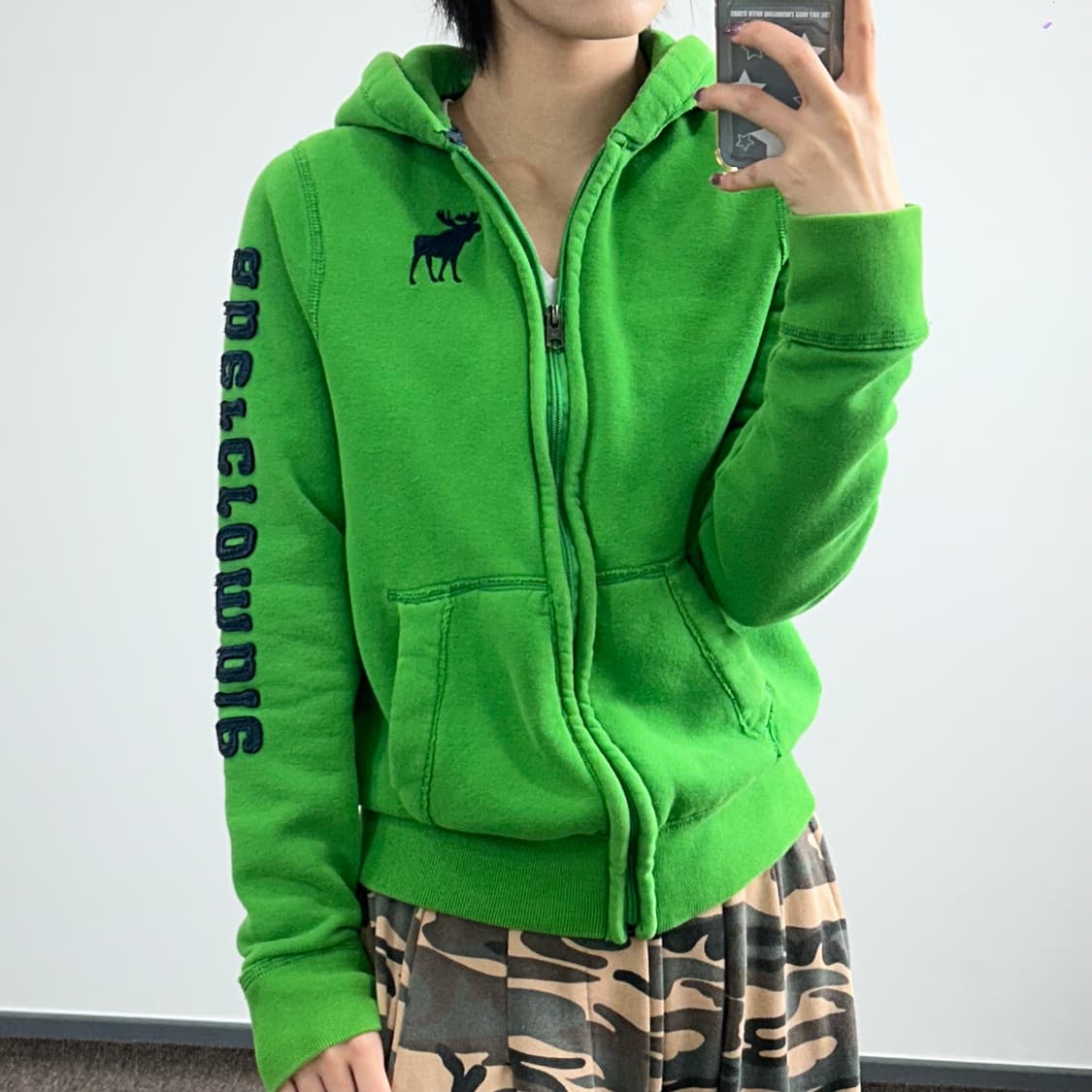Abercrombie 아베크롬비 자수 후드집업 상품이미지2