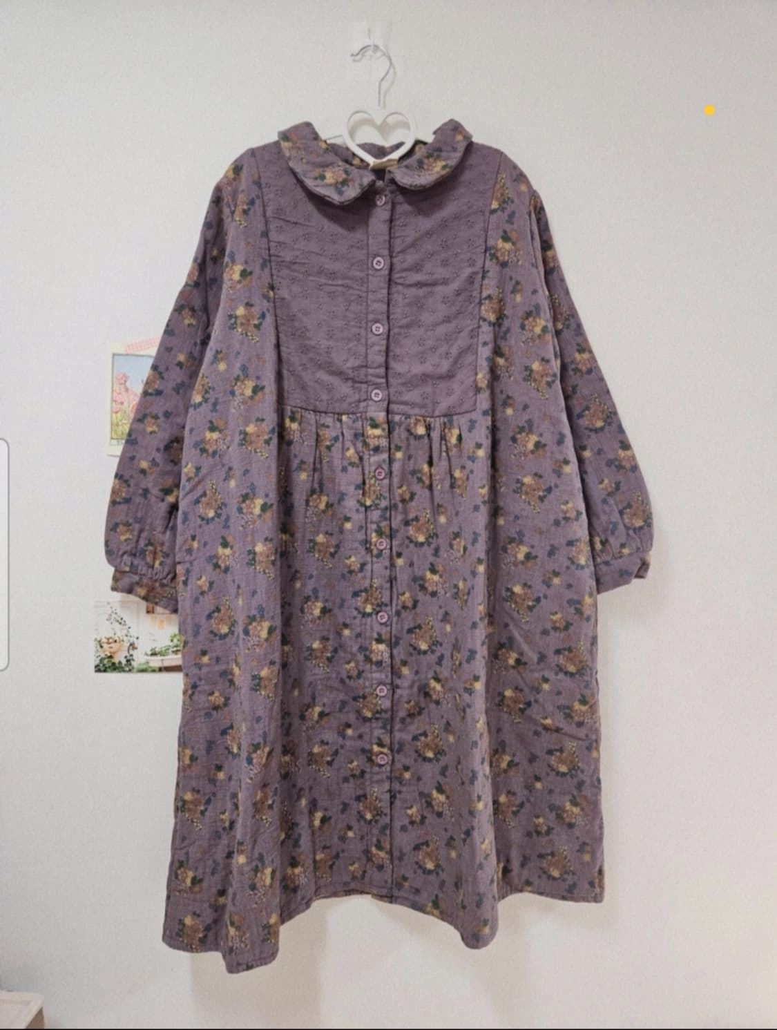 딸기쨈프로젝트 모리걸 잔꽃누빔 원피스 상품이미지2