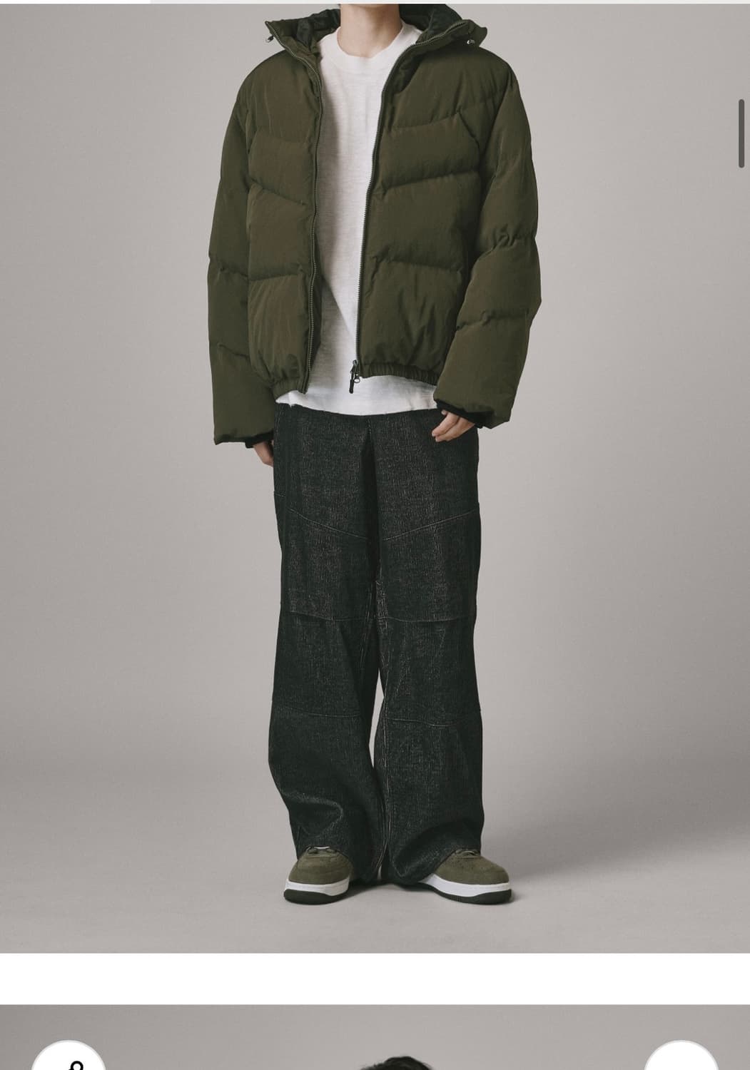 버던트 코로듀이 절개 팬츠 상품이미지1